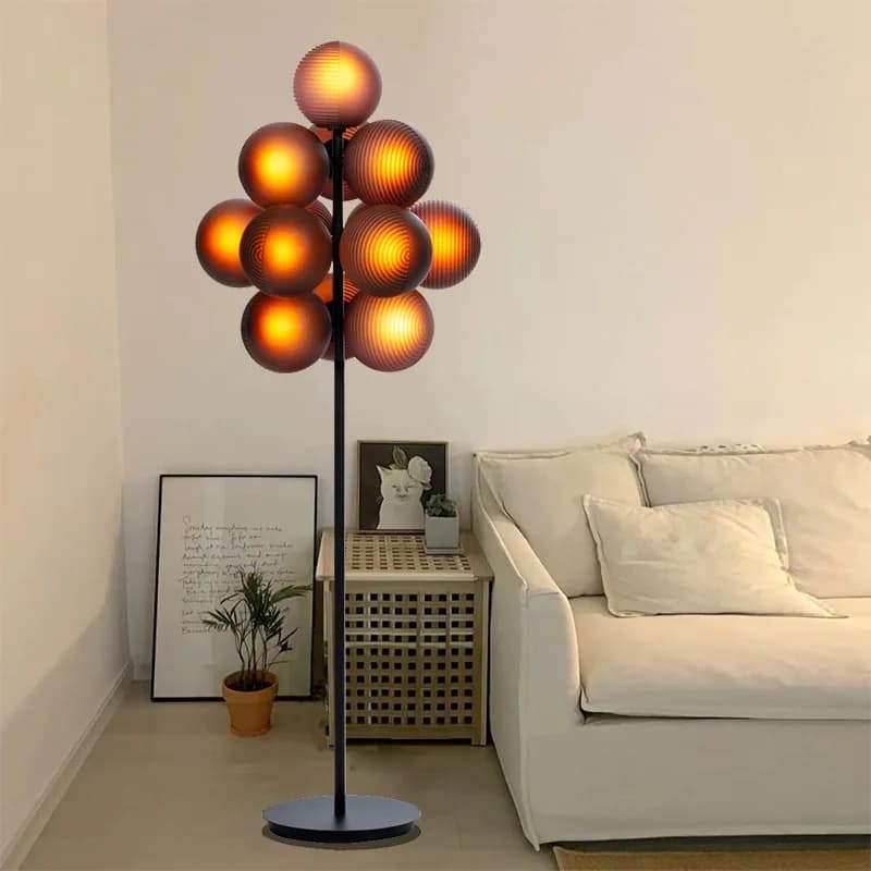 Modern Floor Lamp for Living Room Floor Lamp for Sofa Creative Design Grape Glass Lamp Bedside Lamp for Bedroom Lamp Desk Lamp LED Light