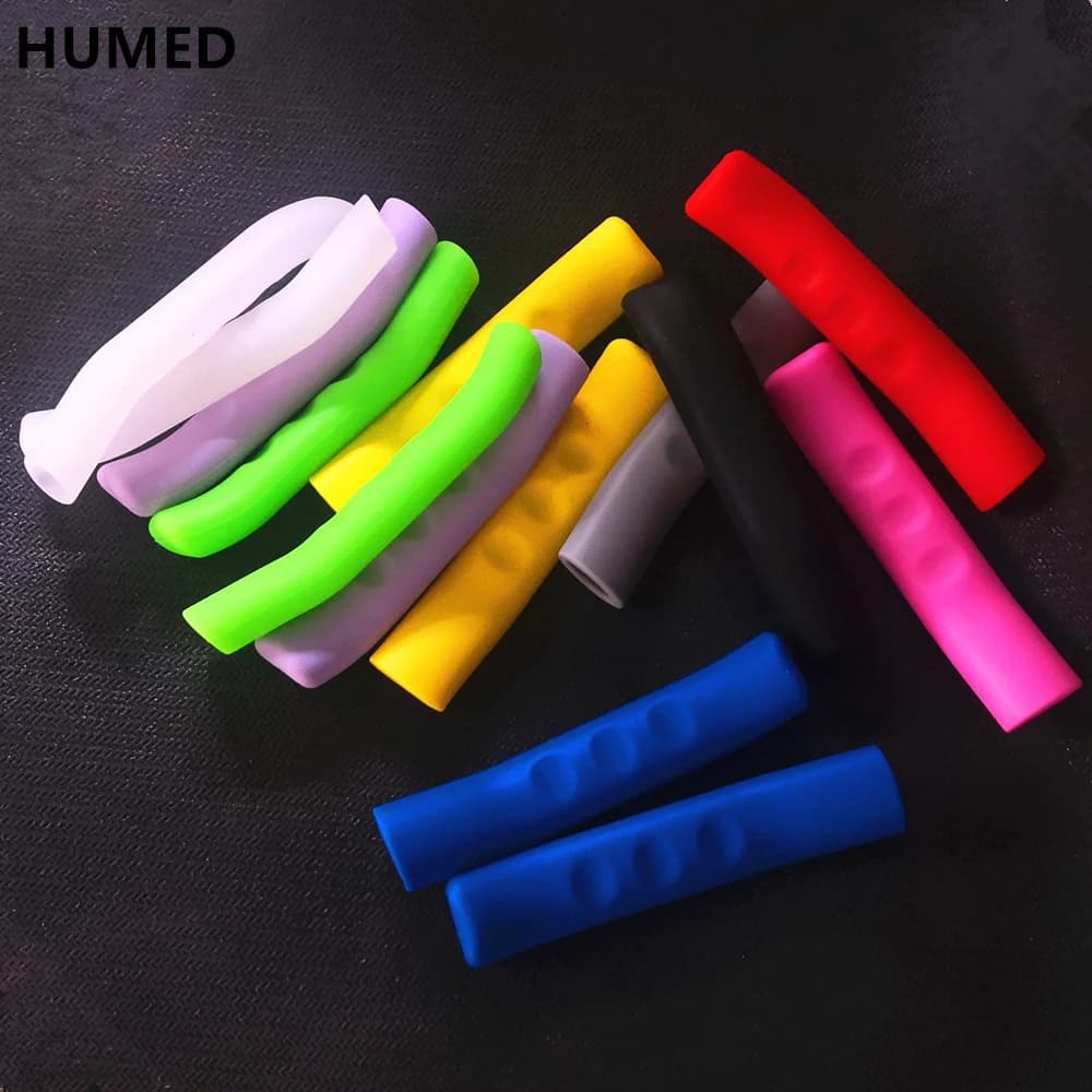 1 paio di leve del freno della bici, manopole protettive per le leve della bicicletta in silicone, copertura della maniglia del freno della bicicletta, accessori per biciclette