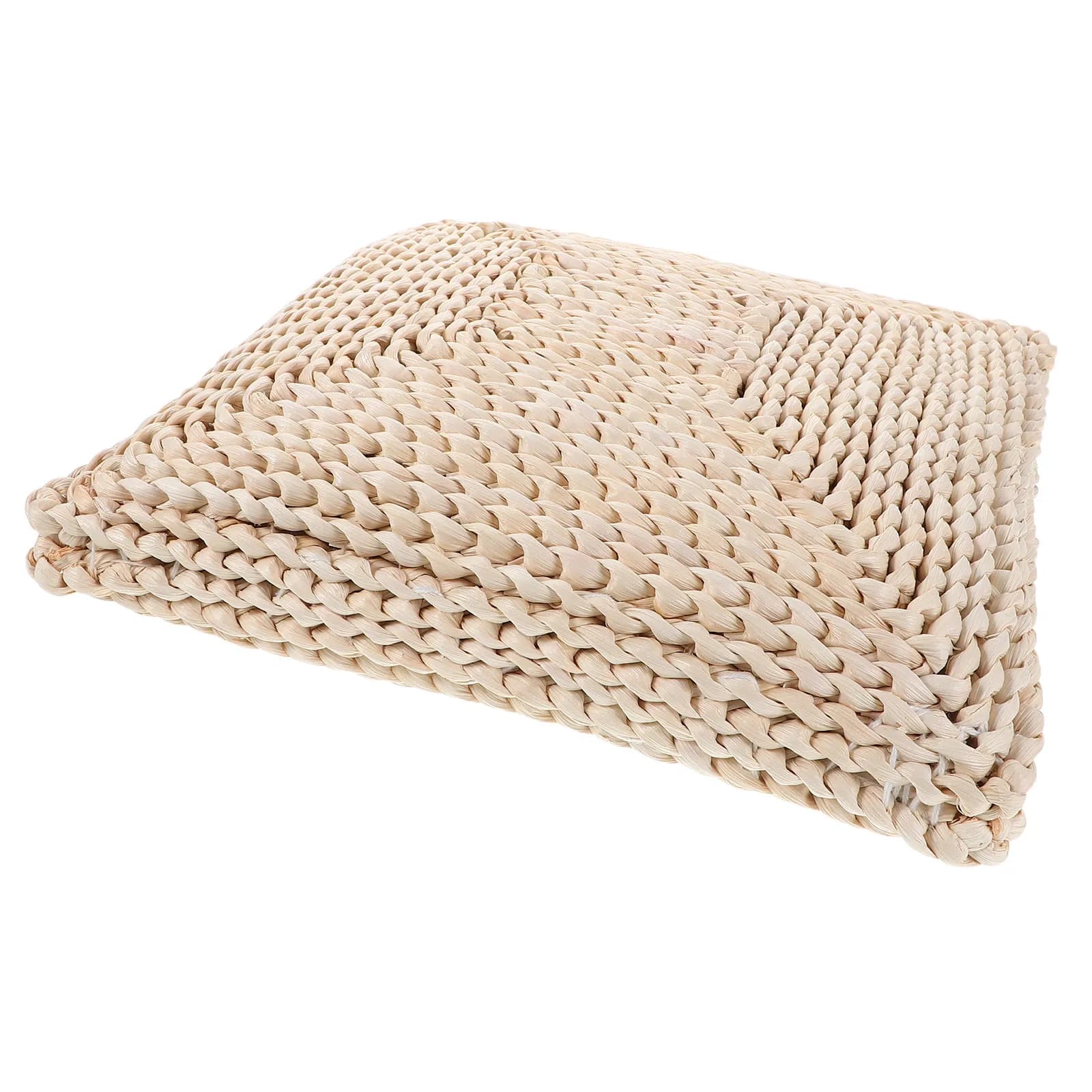 Bohemian Straw Seat Cushion Thickened Floor Pillow Tatami Style Outdoor Indoor Meditation Yoga Tea Ceremony Room Mat