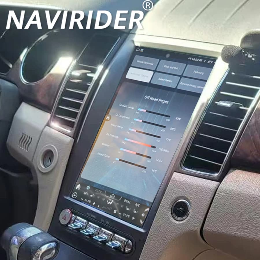 12.8 inch For Ford Taurus 2010-2019 Car Radio Auto Screen Multimedia Video Player GPS Wifi + 4G Bluetooth 2Din Head Unit Carplay