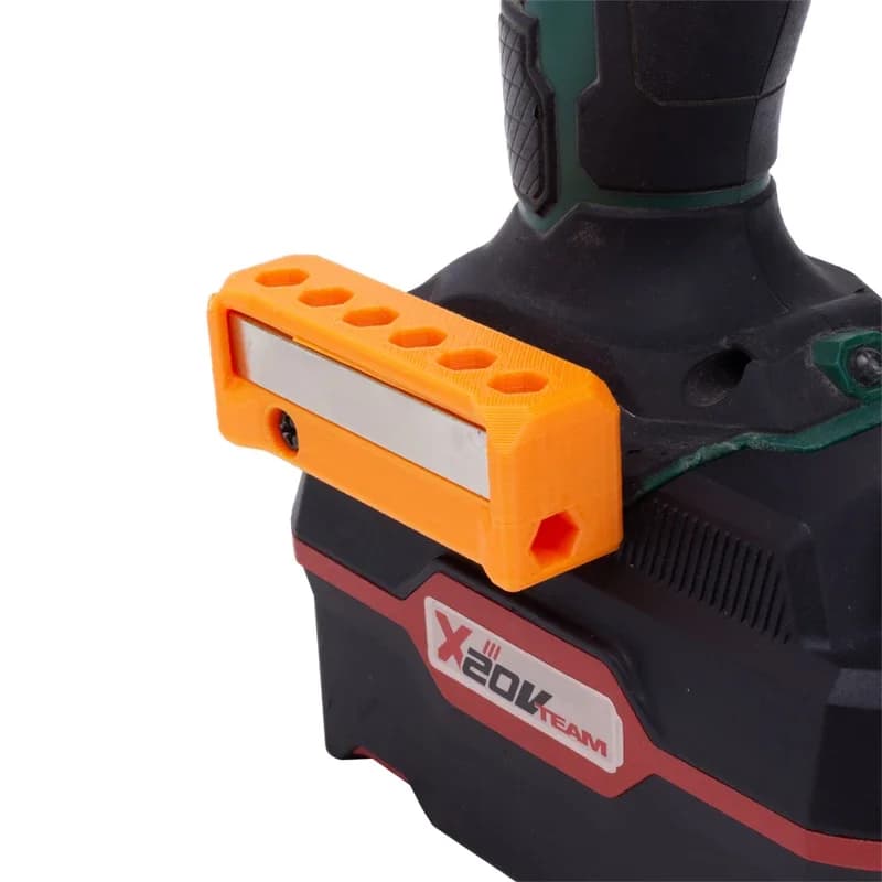 Battery Magnetic Bit Holder for Lidl Parkside X20V Li-ion Tools Series Magnetic Bit Holder Portable Drill Bit Storage