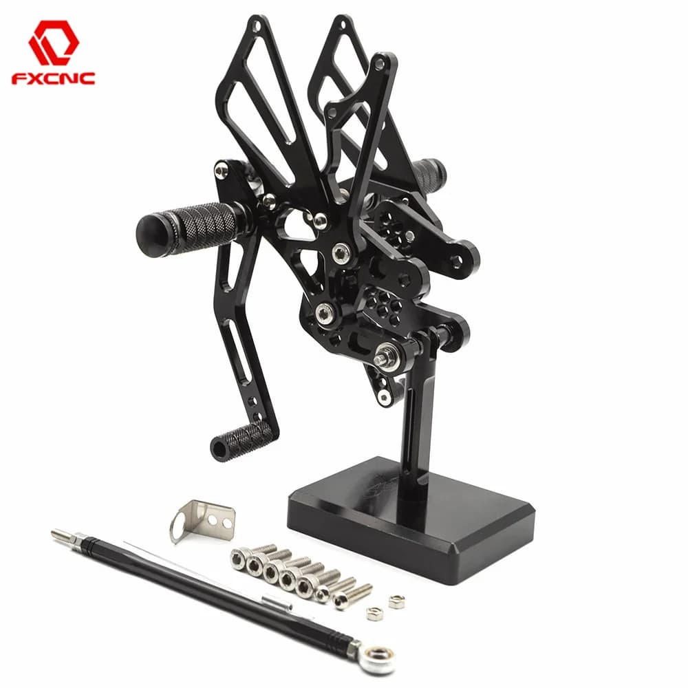 GSX-R1000 Moto Rearset Per Suzuki GSXR1000 GSXR 1000 2007 2008 K7 K8 CNC Regolabile Pedana Poggiapiedi Rearset Piede Peg Peda