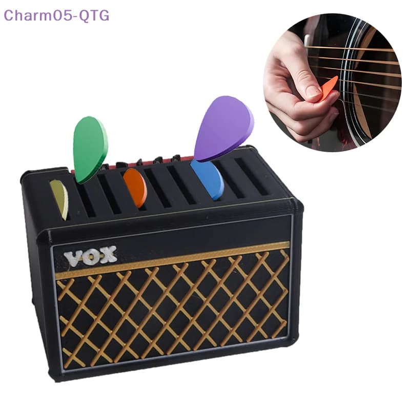 Scatola porta plettri per chitarra 1PC, supporto per display per plettri per chitarra, set di scatole porta plettri per chitarristi e appassionati di musica