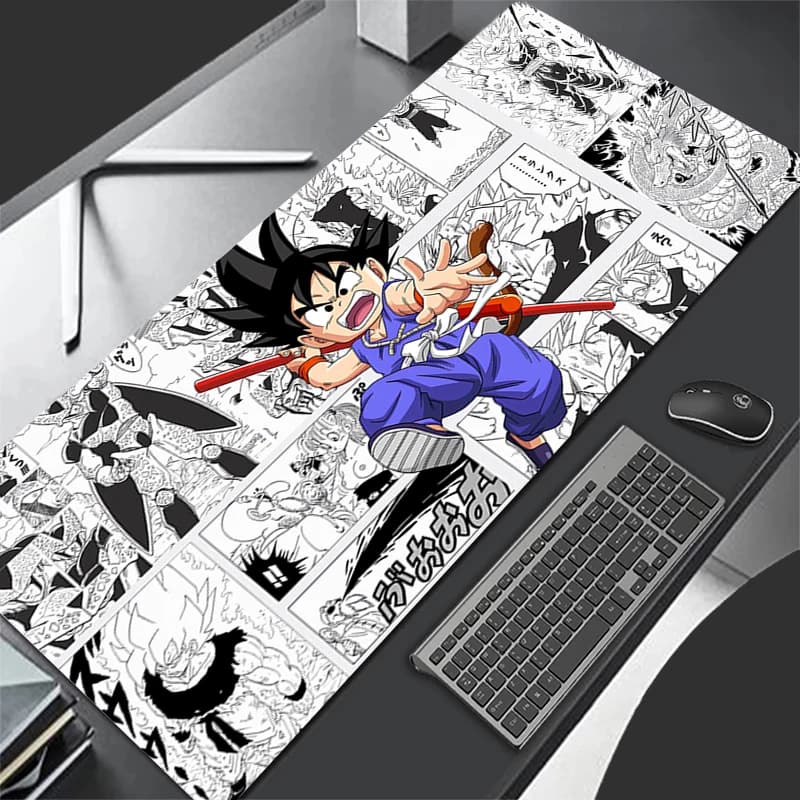 Computer Mouse Mat New mouse pads Goku Dragon Balls Keyboard Mat Gamer Soft Office PC Table Mat Desktop Mat