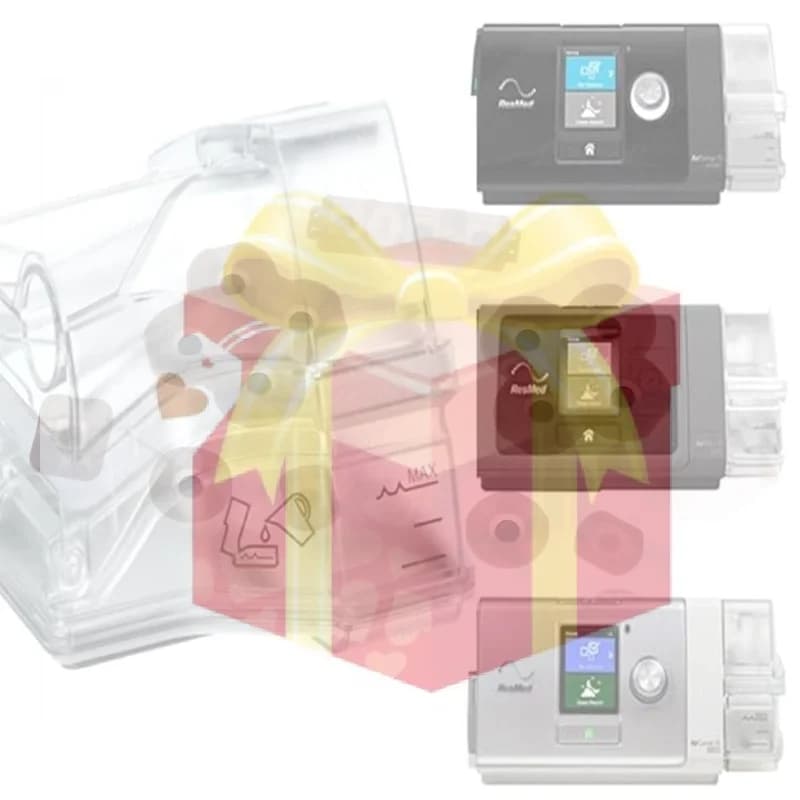 【HG】Camera d'acqua umidificatore per macchina CPAP Airsense 10, Serbatoio d'acqua per umidificatore serie S10, Serbatoio d'acqua per macchina CPAP