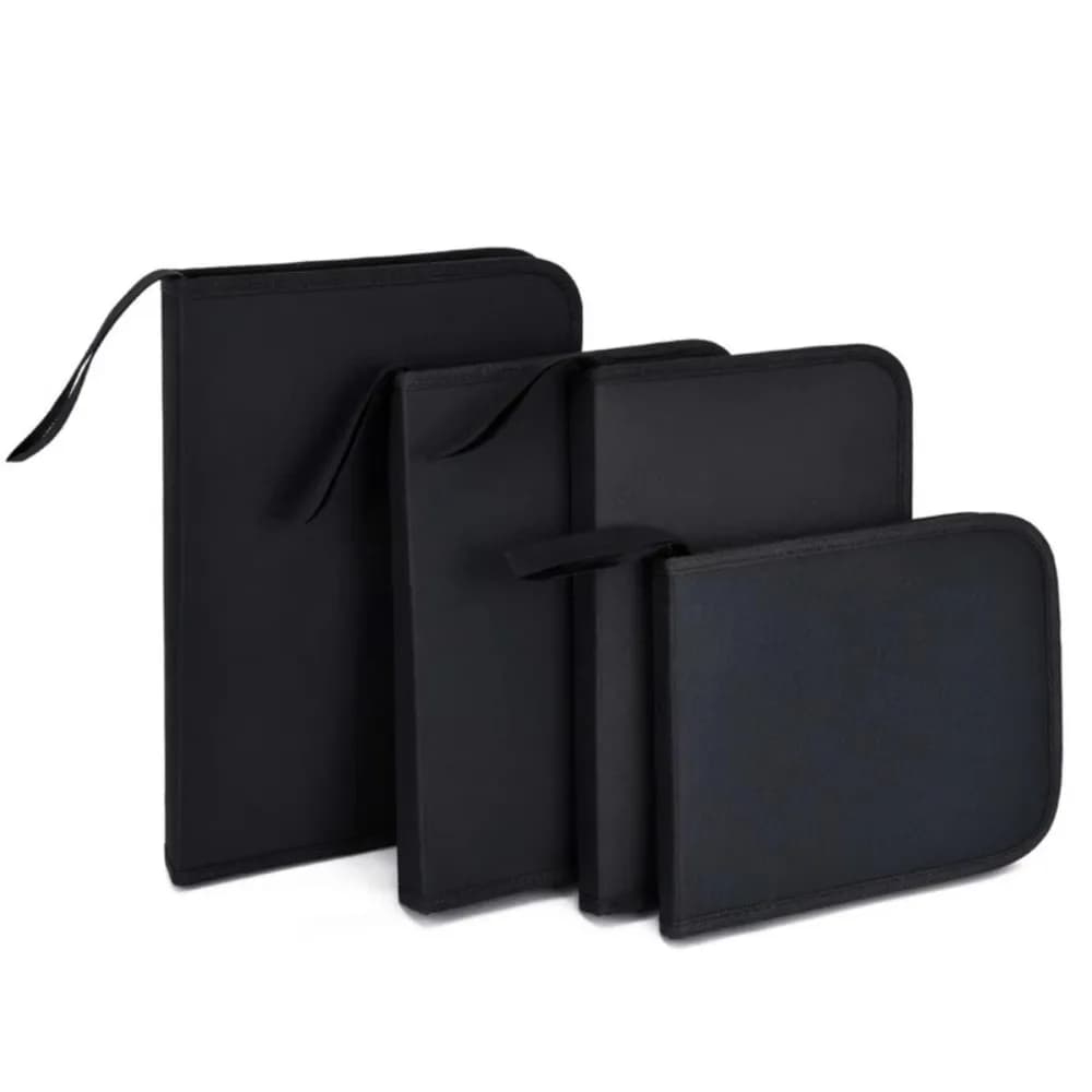 36/48/72 Fore Pen Black Tent Folding Pen Pen Color Pen Insert Professional Painting Matit Bag Matit Student Chancellor