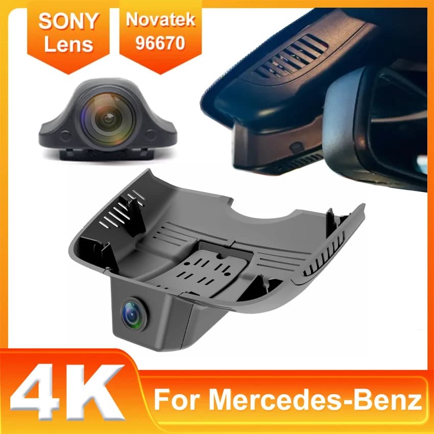 4K HD Plug and play Wifi Car DVR Video Recorder Dash Cam For Mercedes Benz E Class Deluxe W212 W204 2013-2016 for C Class