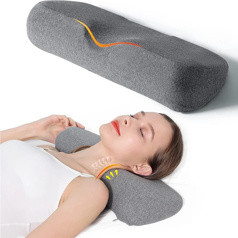 Cuscino per il collo in Memory Foam collo per le spalle sollievo dal dolore cuscino per letto per dormire cuscini lavabili per il supporto del collo cuscini per il massaggio