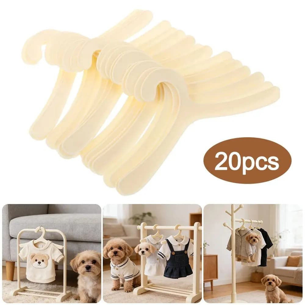 20 mini hangers for pets plastic saves space hangers for dogs hangers for children's clothes