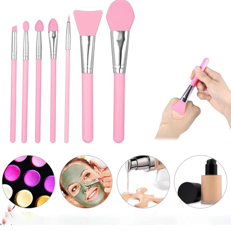 6/7 pezzi pennello per maschera in silicone cosmetici fai da te gel crema pennello per miscelazione pennelli per trucco set cura della pelle pennelli di bellezza kit di strumenti per trucco