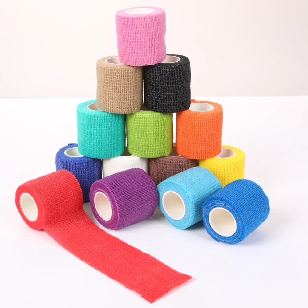 Nuovo Nastro Elastico Autoadesivo Elastoplast per Protezione Sportiva di Palmo, Dita, Polso, Braccio, Spalla, Ginocchio, Caviglia, Zampe di Animali Domestici e Tatuaggi