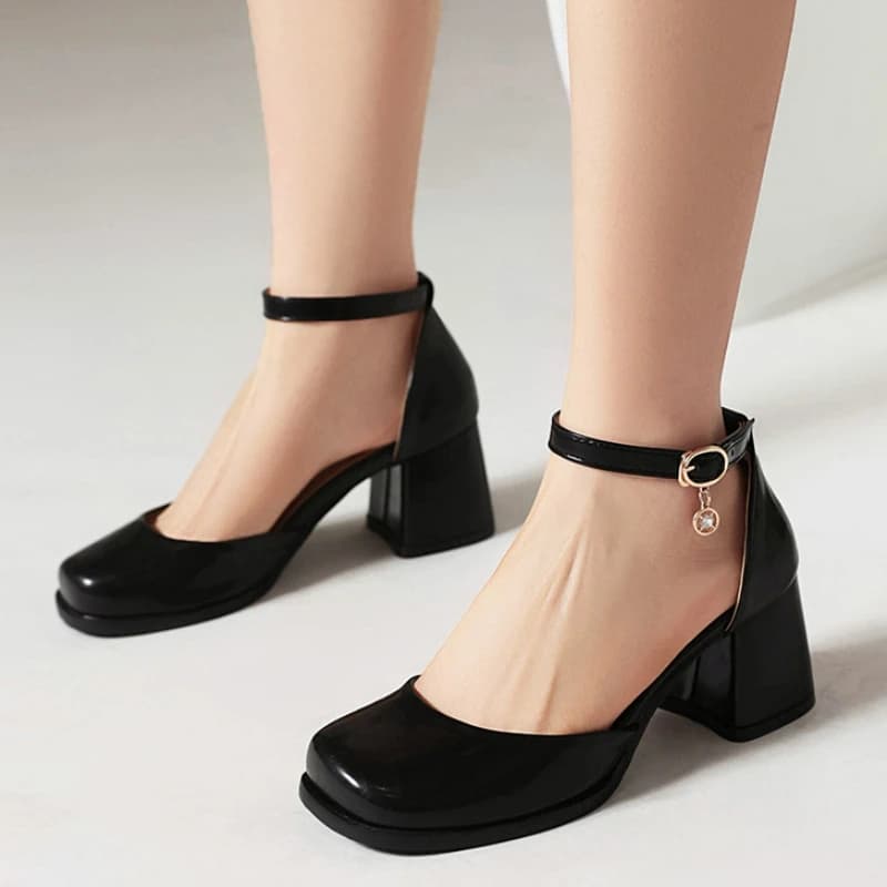 High Heels Sandals Women Summer Shoes 2024 D'Orsay Pumps Elegant Close Toe Blue Red Black Heeled Party Dance Wedding Shoe Female