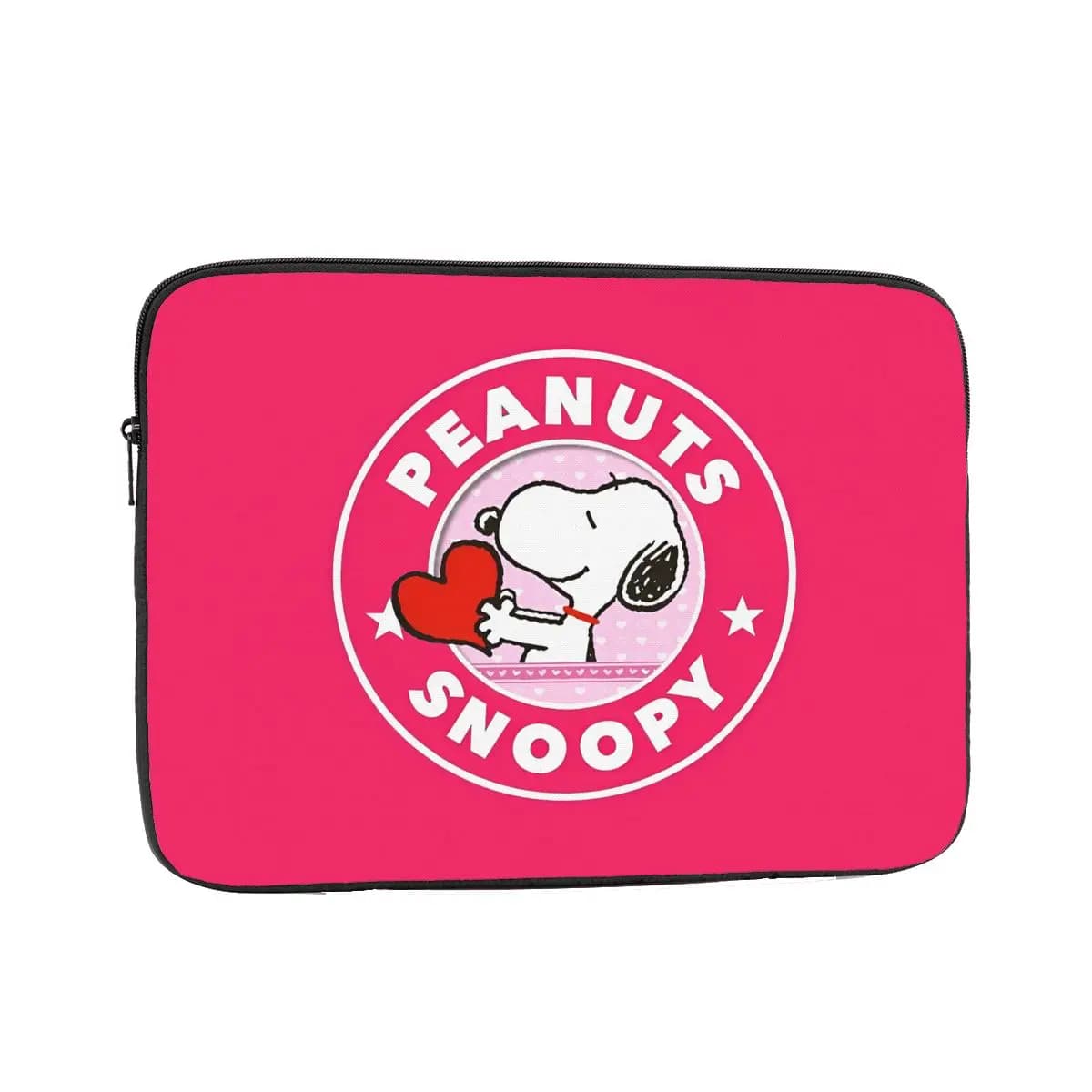 Custodia Protettiva per Laptop e Tablet Snoopys Heart, Antiurto, per Modelli da 12, 13, 15, 17 Pollici