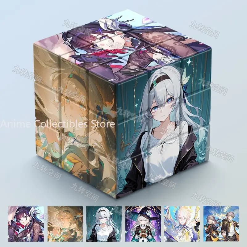 Interesting Magic Cube Anime Honkai: Star Rail Aventurine Competition Speed Magic Cube Puzzle Magico Cubo Birthday Gifts