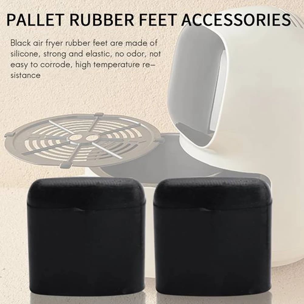 ABUD-20PCS Airfryer Rubber bumper Air fryer tray Rubber foot accessories for Airfryer Grill Pan Kitchen Cooking