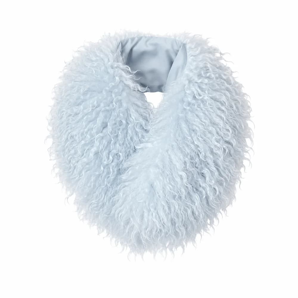Fashionable Wool Scarf Thickened Warm Fur Collar Scarf Windproof Imitation Wool Scarf Winter