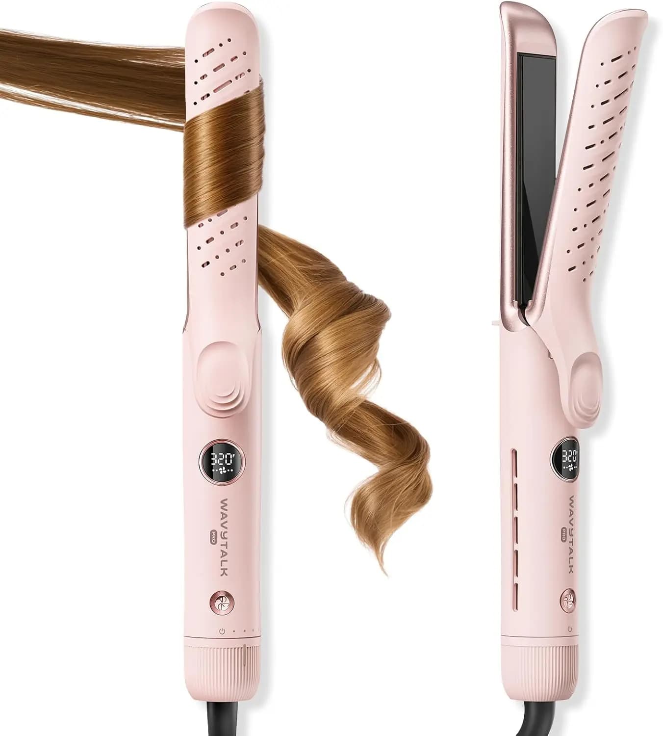 Styler per Capelli 2-in-1: Lisciatura e Arricciatura con Tecnologia Airflow, Meno Danni, Ricci in un Solo Passaggio