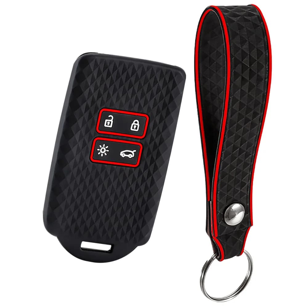 Cover in Silicone per Chiave Remota Auto Dacia Sandero, Renault Koleos, Captur, Megane, Clio, Scenic, Talisman, Arkana