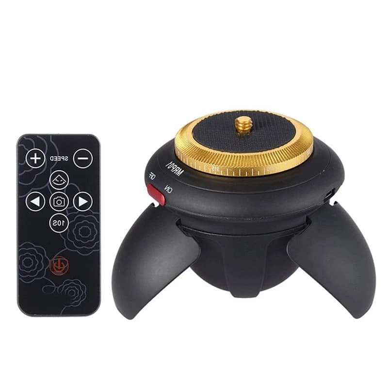 3CGRO-MRP01 For Gopro Action Camera Smartphone Phone Compatible 360° Rotation Mini Electric Panorama Head Time-Lapse Tripod
