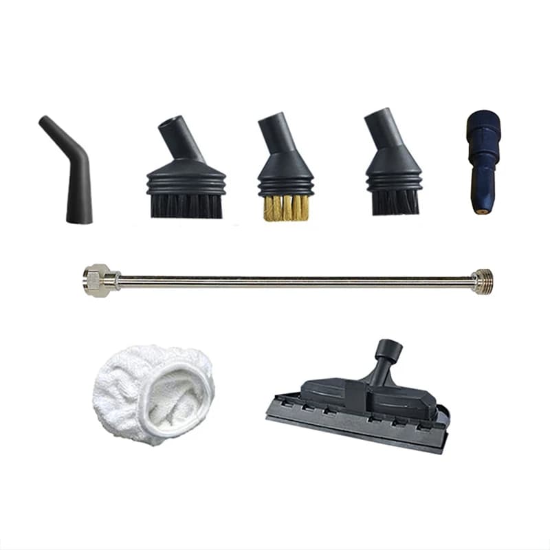 Spazzola per motore a vapore per ugelli per pulitore a vapore da 8 mm Spazzole pulite in nylon grandi Testina di ricambio per scopa a vapore filettata Tergicristallo per raschiare il vetro