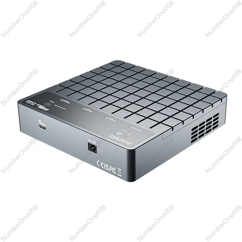 Duplicatore di Hard Disk USB4.0 40Gbps, Docking Station M.2 NVMe SSD a Doppio Slot con Clonazione Offline