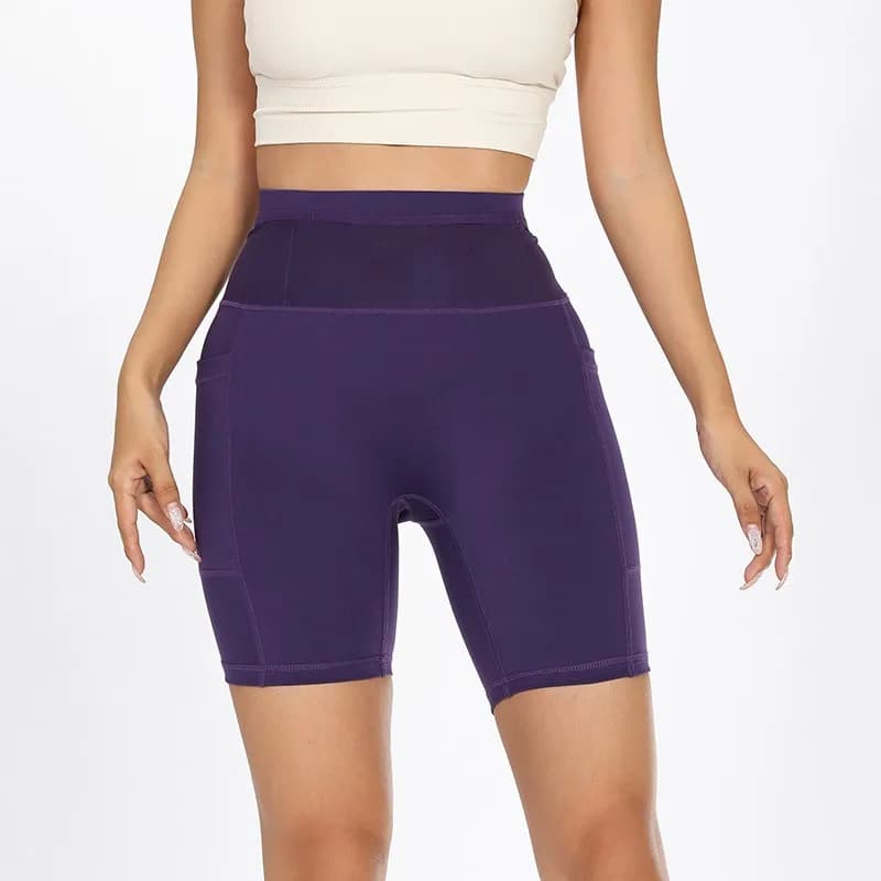 Marathon Quarter Racing Shorts, Rapid Drying, with Life Pocket, Cycling Compression Pants, Fitness, Multifunctional