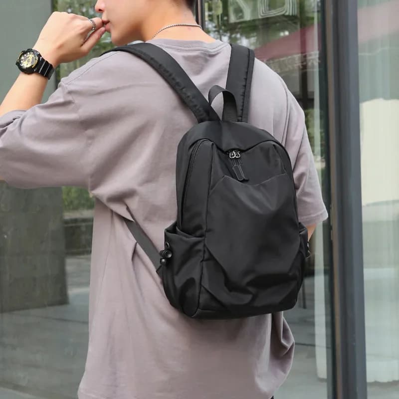 Sport Mini Men's Backpack Fashion Small Black Travel Rucksack Shoulder School Bag Canvas Designer Sports Backpacks Mochila Bags