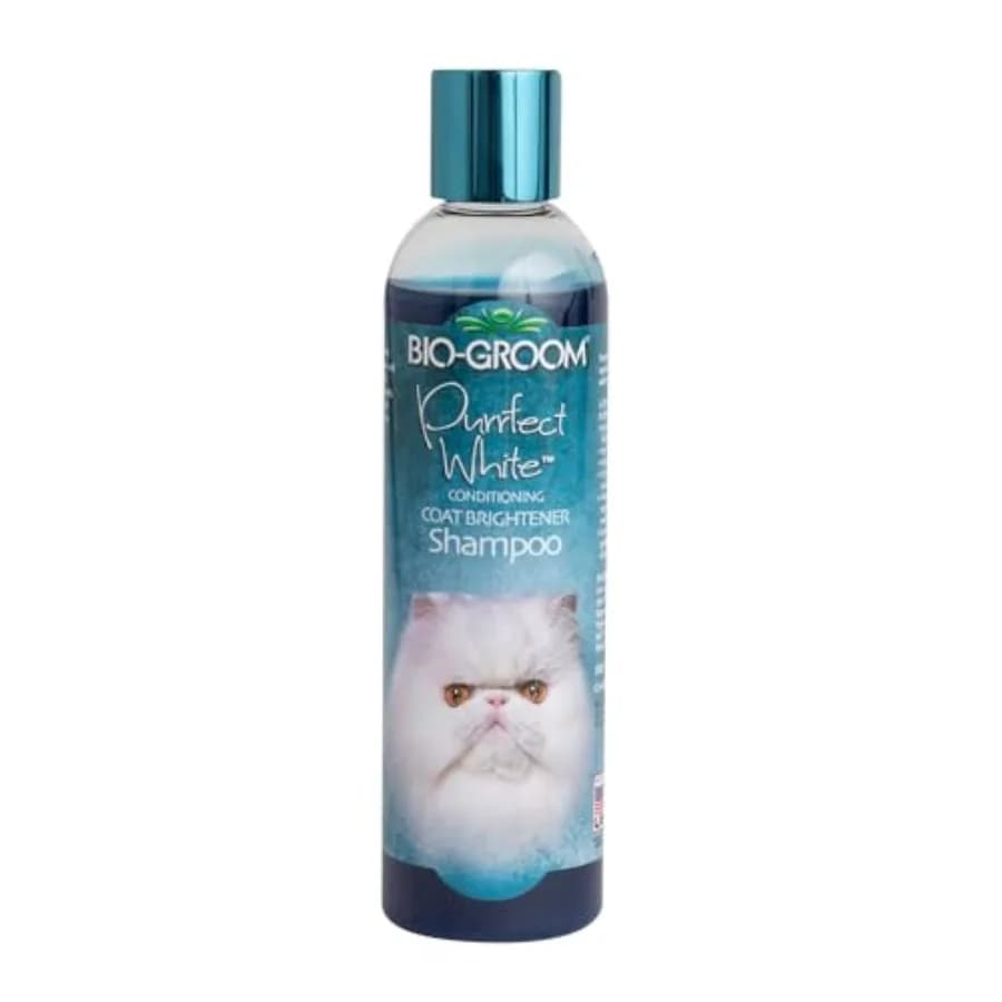 Shampoo per Gatti Bianchi Purrfect, Shampoo Colorante per Animali Domestici, Prodotti per il Bagno dei Gatti, Lavaggio per Gattini, Articoli per la Toelettatura dei Gatti, Cruelty-Free