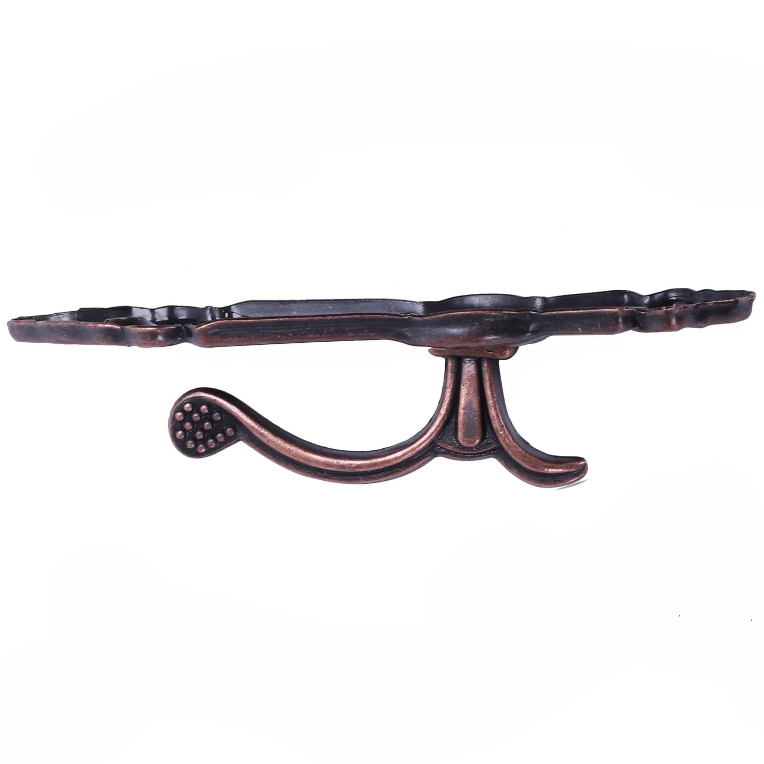 REST Metal Curtain Tassel Tie Back Tieback Mini Wall Hooks 2PCS Red bronze