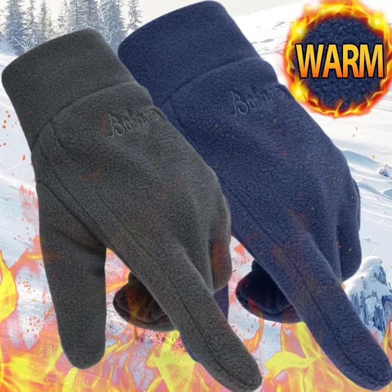 Guanti invernali uomo ciclismo bici donna pile termico resistenza al freddo vento bicicletta impermeabile caldo Outdoor Running guanto da sci
