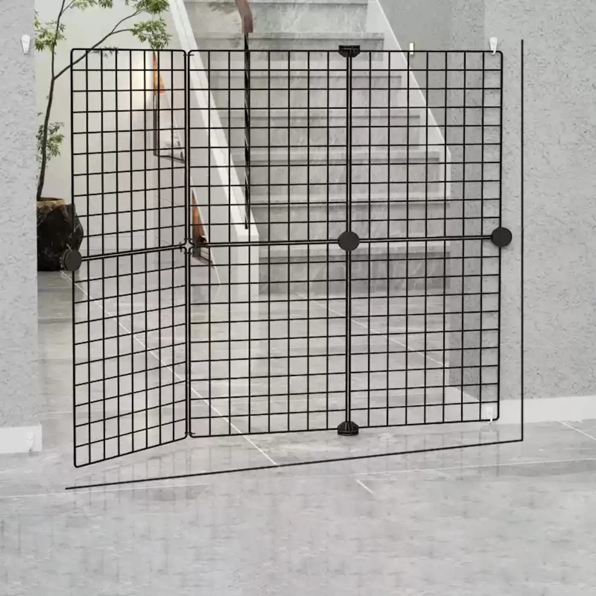 Barriera per cancello per animali domestici per gattini, cancello isolante, recinzione per cani, barriera anti-cani, barriera per cani da interno, ringhiera per balcone per scale