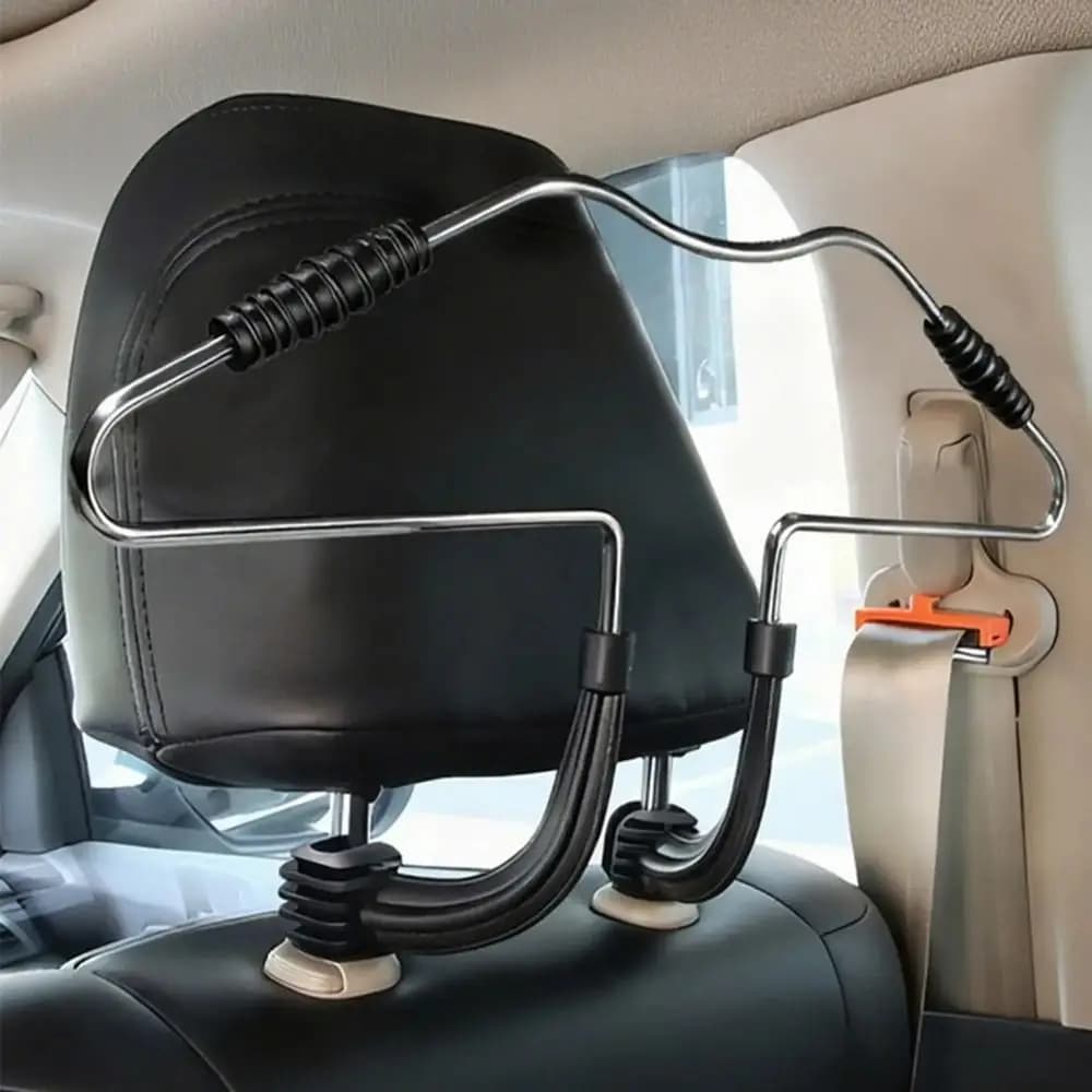 Adjustable Clothes Hanger for Cars, Stainless Steel Telescopic Hangers for Trucks, Internal Organizer for Cars