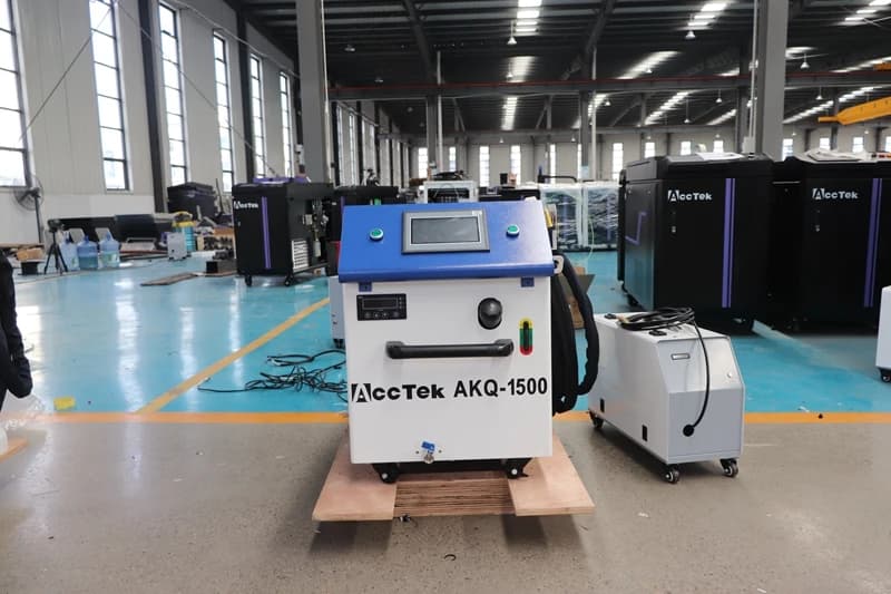2000w 3kw 1.5kw Hanwei sistema a doppio pendolo 3 in 1 macchina per la pulizia laser a fibra saldatrice cutter