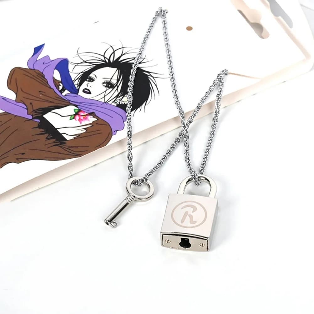 Nuovo Regalo Adorabile per Lei, Collana di Moda per Coppie, Ciondolo a Forma di Chiave e Lucchetto, Accessori per Gioielli Cosplay