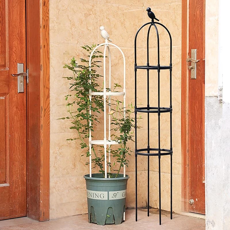 1Set Plant Climbing Traliccio Garden Support cages For Flowers Plants Support frame Traliccio Arrampicata FAI FROM YOU Flowers Faces Support Vase