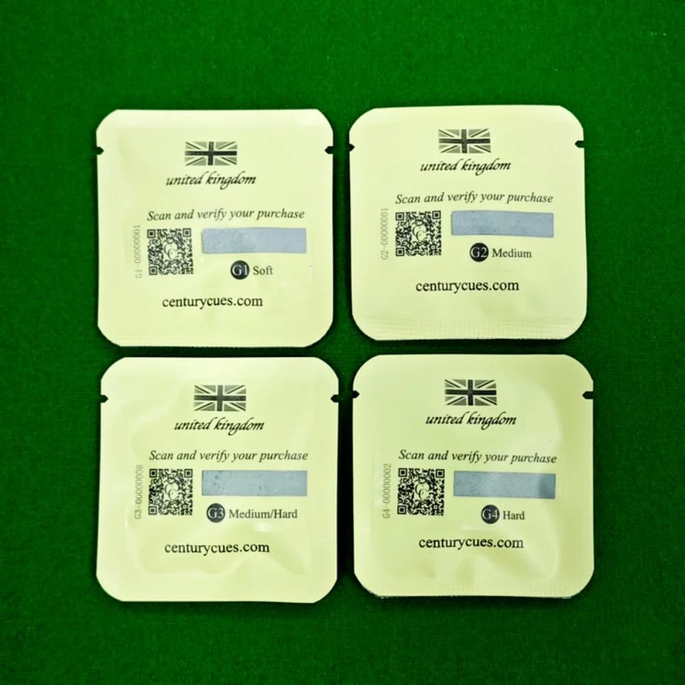 Punta per stecca da biliardo professionale originale UK CC Centurycues G1 G2 G3 G4 da 11 mm singola in 1 confezione