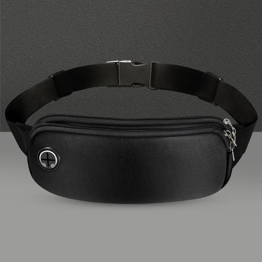 5 PCS Running Belt Waterproof for Men Women Fanny Pack with Headphone Port Waist Pack Running Phone Holder for Running Jogging