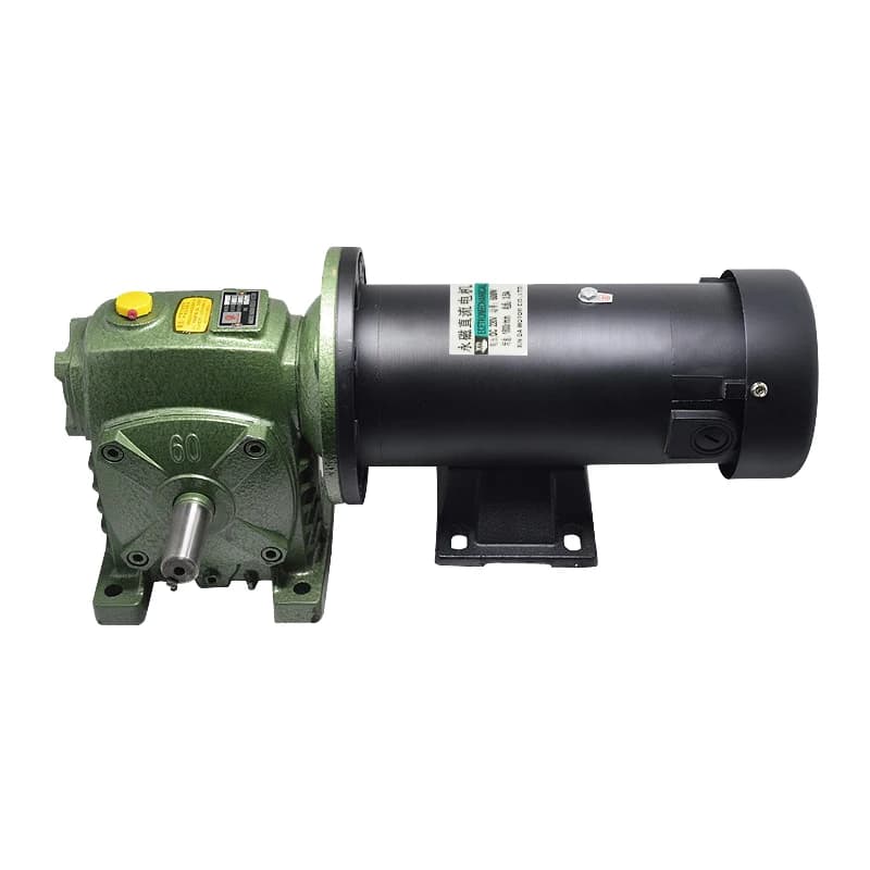 Motore a magneti permanenti CC a coppia elevata da 500 W 220 V con cambio a spazzole per macchinari tessili e attrezzature per la produzione di scarpe