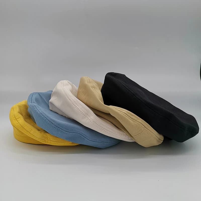 Beret woman girl artist hot cotton octagonal cap dish autumn winter cap Vintage cap berretto solid color woman