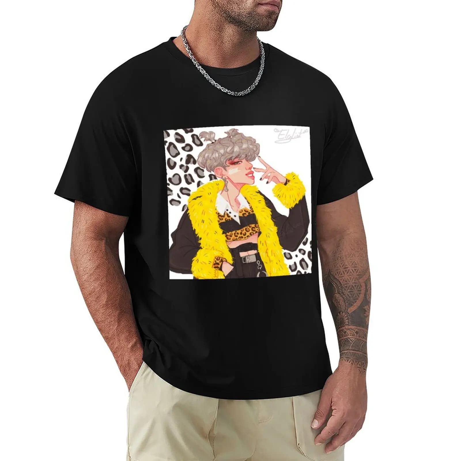 T-shirt A.C.E Byeongkwan T-shirt basic in cotone traspirante