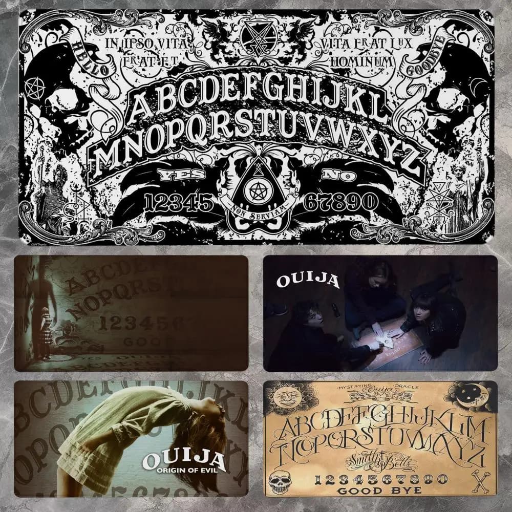 Tavole Ouija Mouse Pad 90x40CM Tappetino per mouse da gioco antiscivolo Gamer E-Sports Tappetino per mouse Gioco Tastiera meccanica Tappetino da scrivania XXL