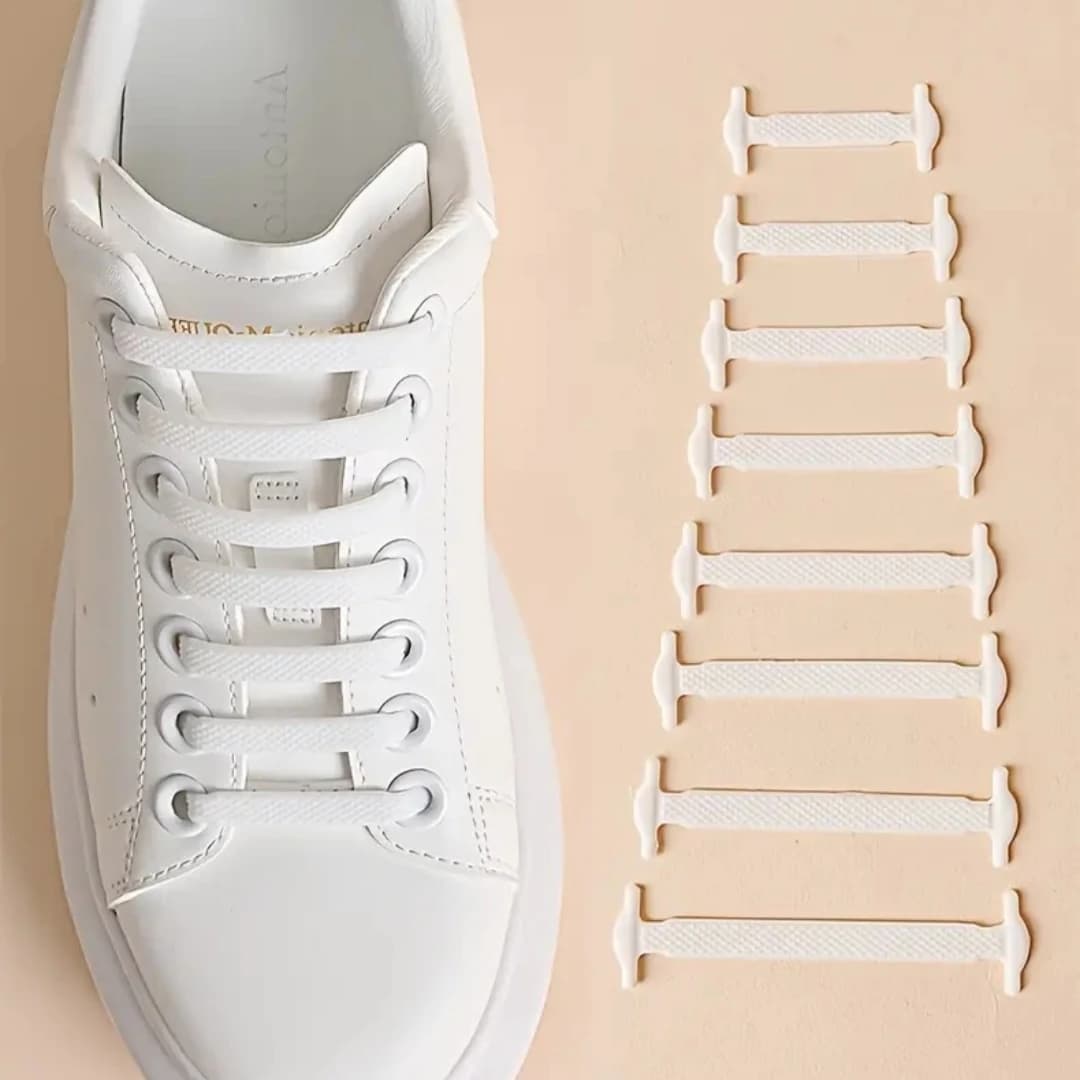 Nuovi 16 Pezzi di Lacci Elastici per Scarpe, Lacci in Silicone Estensibili per Tutte le Sneakers, Lacci Unisex alla Moda Senza Nodi, Lacci in Gomma