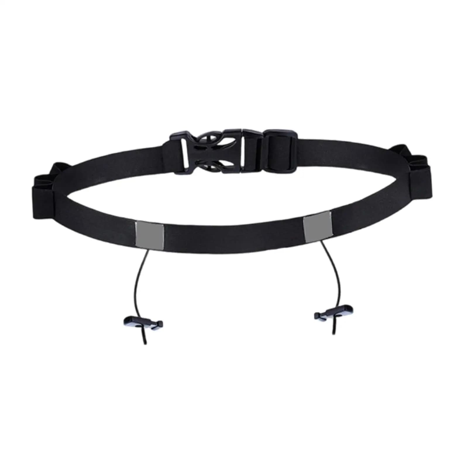 Triathlon Series Belt with Ring, Adjustable to Quick Hook, Reflective for Running, Jogging, Cycling and Fitness