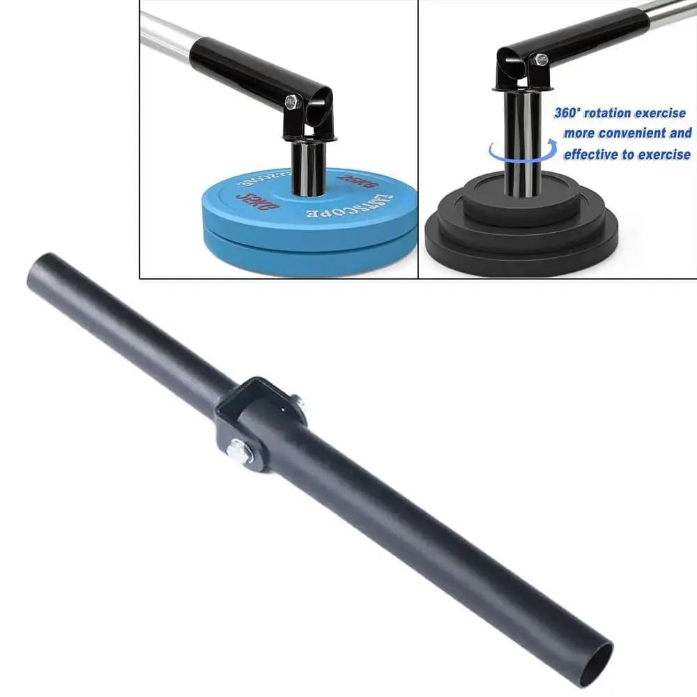 Multifunctional Swivel Weight Plate Holders Easy To Install 25mm/50mm T Bar Row Compact Safety Landmine Handles Workout