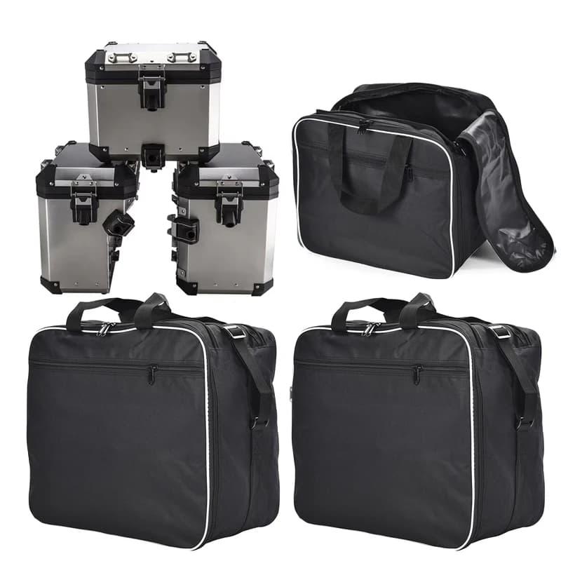 31L/38L/45L Borsa laterale per moto Borsa con fodera impermeabile Valigia Borse a tracolla multiuso per BMW R1200GS Per Kawasaki