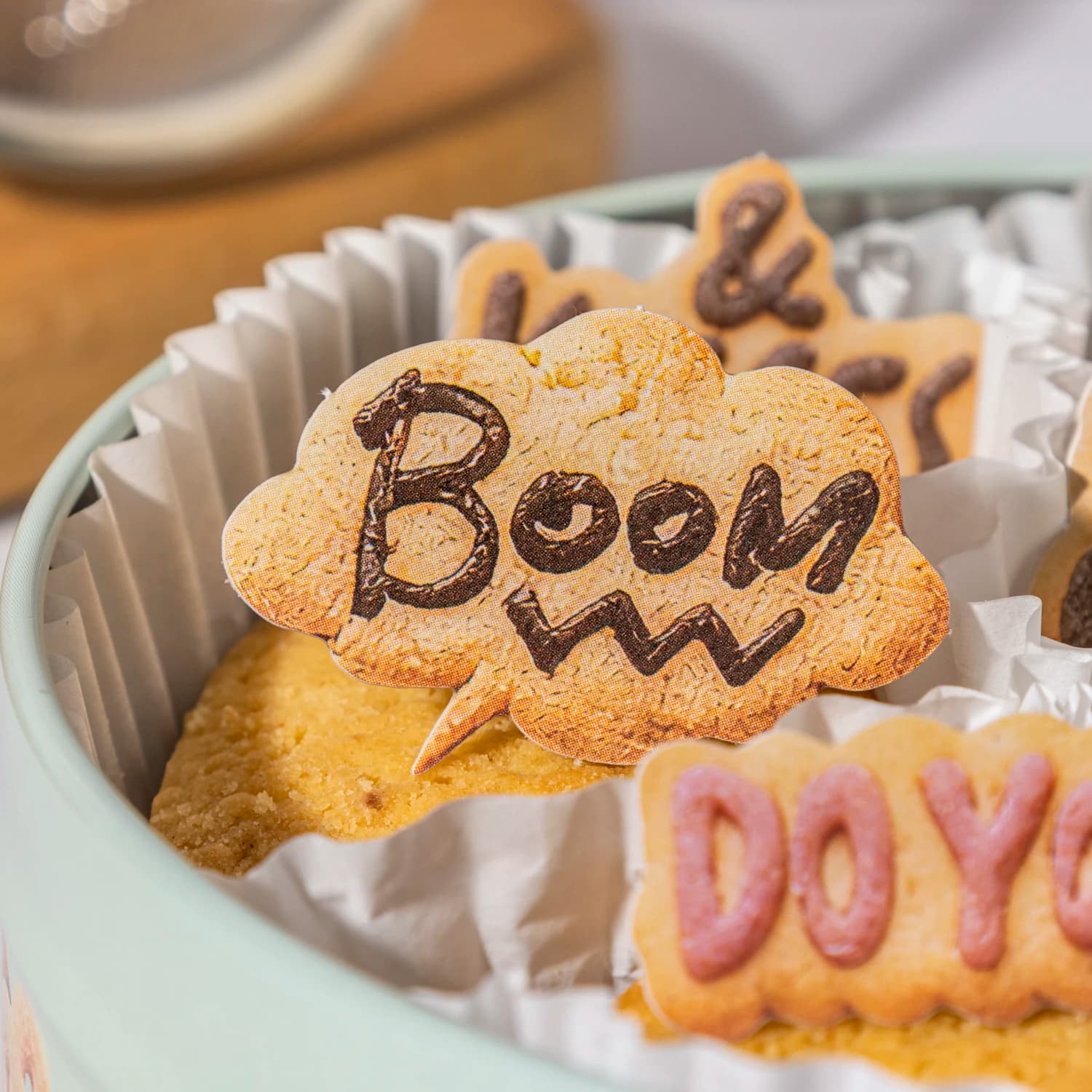 Cookie's Ramblings Series Kawaii Cat Dog Cookie Shape Landscape Sticker Creativo Diario fai da te Materiale Collage di cancelleria