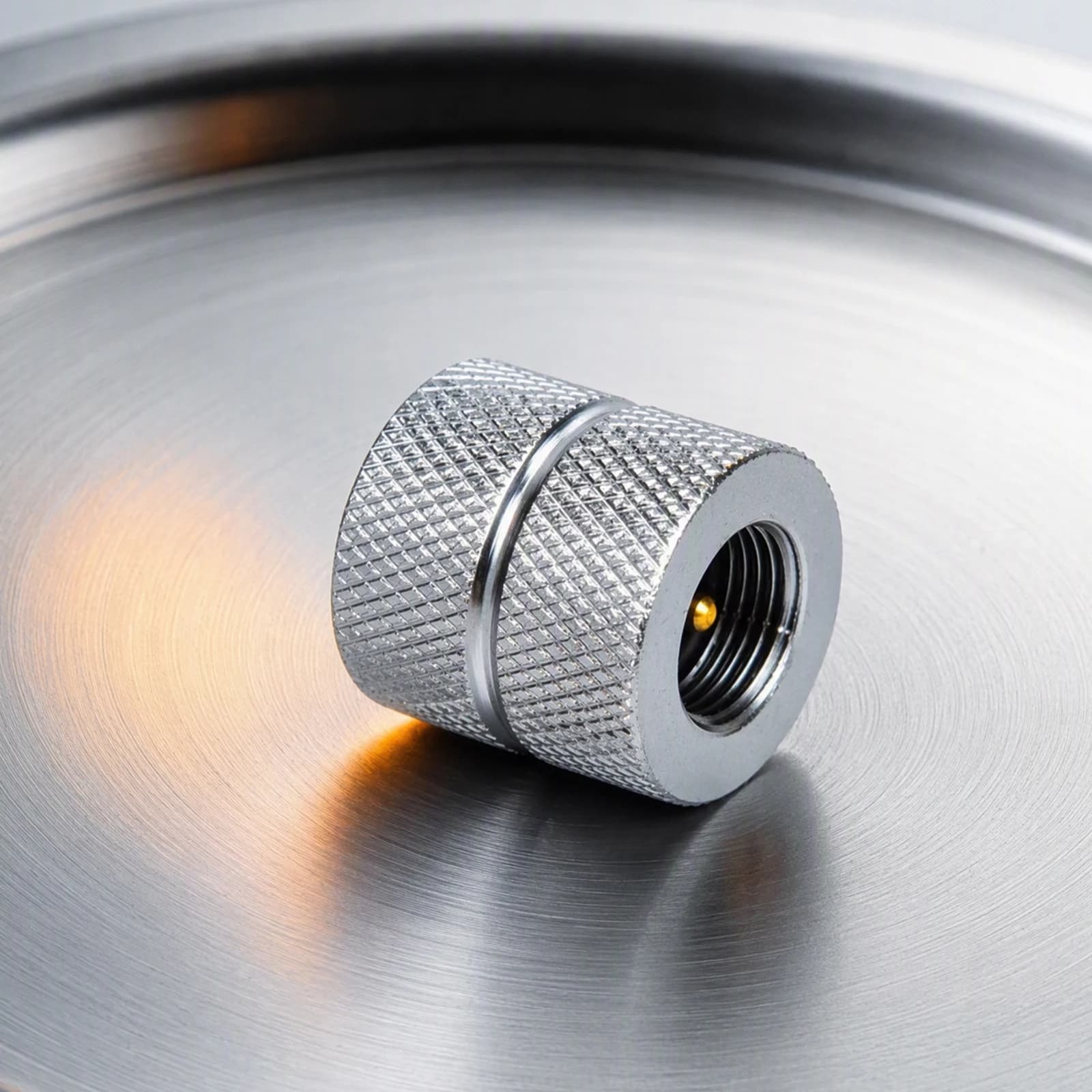 Lightweight Flat Gas Canister Adapter Aluminum Alloy Camping Stove Connector Universal Thread Mount