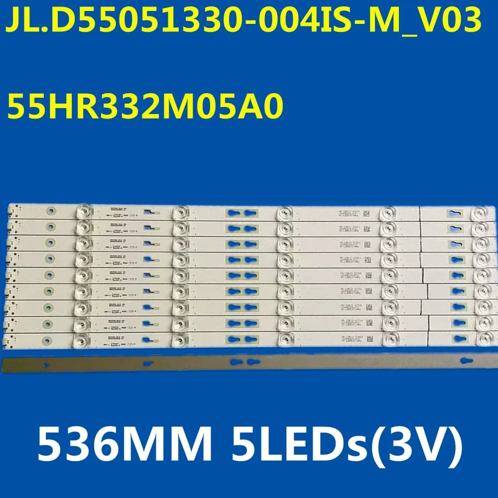LED Backlight Strip For 55A7000 5*10 55HR332M05AC V2 CL55D05-ZC23AG-04 4C-LB550T-ZC3 JL.D55051330-004IS-M_V03 55RH1 55R81