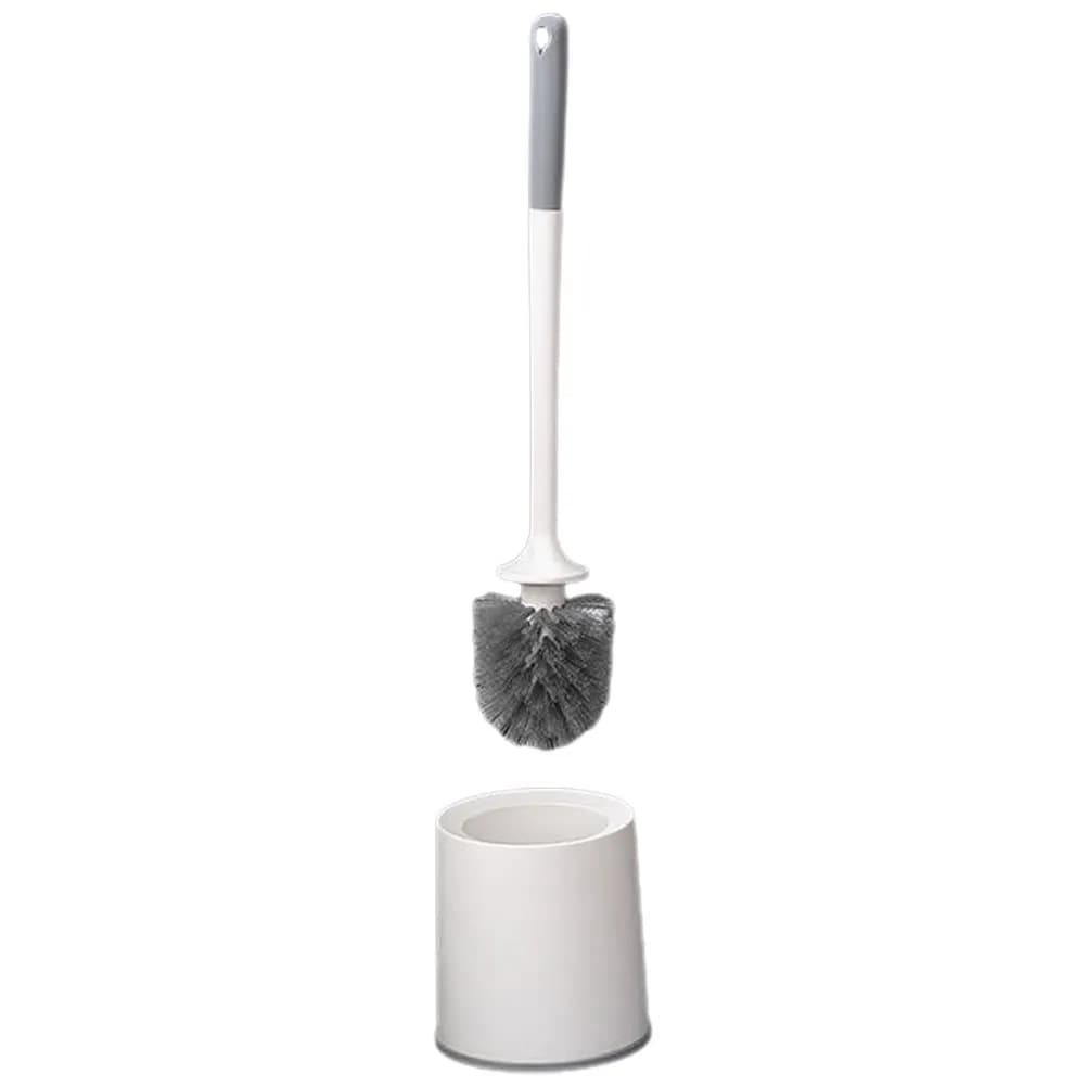 Set Spazzola per WC con Setole Morbide, Manico Ergonomico e Supporto, Strumento per la Pulizia di Bagno, Dormitorio e Casa, Spazzola per la Pulizia del WC