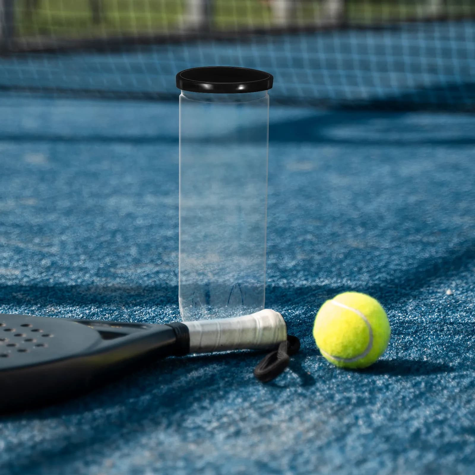 Contenitore per palline da tennis da 3 pezzi, contenitore trasparente resistente all'usura, porta palline multifunzione, organizer sportivo